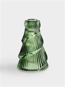 Подсвечник высокой Елка Lyric 12 см. для тонкой свечи (стекло). Anna Lafarg ANLAF-C18581-3