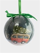 Игрушка елочная Машинка с елкой 7 см. пенопласт. Anna Lafarg ANLAF-XSR0940