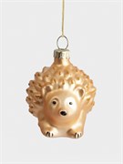 Игрушка елочная Ежик 6x6 см. стеклянная. Anna Lafarg ANLAF-DF24-KH076