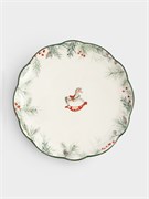 Тарелка десертная Лошадка Festival 20 см. (керамика). Anna Lafarg ANLAF-FDH-0303-3