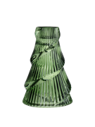 Подсвечник высокой Елка Lyric 12 см. для тонкой свечи (стекло). Anna Lafarg ANLAF-C18581-3