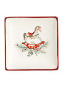 Блюдо квадратное Лошадка Festival 15х15 см. (керамика). Anna Lafarg ANLAF-FDH-0303-20