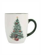 Кружка Елка с подарками 330 мл. (керамика). Anna Lafarg ANLAF-FDH-0303-13