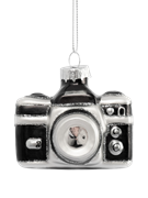 Игрушка елочная Фотоаппарат 7х5 см. стеклянная. Anna Lafarg ANLAF-EG01-KU-087