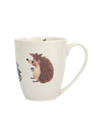 Кружка Ежик у елки 320 мл. (фарфор). Anna Lafarg ANLAF-FNG1202