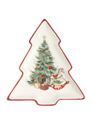 Блюдо Лошадка у Елки 30х27 см. (керамика). Anna Lafarg ANLAF-FDH-0303-23