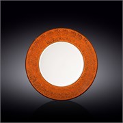 Тарелка обеденная 25 см. Всплеск оранжевый (Splash Orange). Wilmax 667314/A