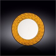 Тарелка обеденная 25 см. Всплеск желтый (Splash Yellow). Wilmax 667414/A