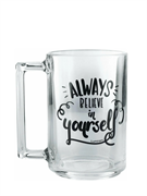 Кружка фитнес 320 мл. Всегда верь в себя (Always believe in yourself). Luminarc P8684-ABIY