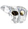 Фигурка хрустальная Северный медведь 7,5х3,5х4,5 см. Bohemia 75107/58900/080-109 - фото 41195