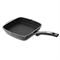 Сковорода Гриль Granit Black 24х24 см. с крышкой. Мечта С64802 - фото 41891