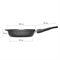 Сковорода Granit Black 30 см. с крышкой. Мечта С30802 - фото 42199