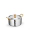 Мини-кастрюля сервировочная Ковка Серебро 1 л. 14х6,5 см. Wilmax 554145/S