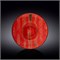 Тарелка для салата Царапины красные 25,5 см. 1500 мл. (Scratch Red). Wilmax 668224/A