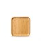 Блюдо Bamboo квадратное под соусник или кружку 15х15 см. Wilmax 771115/A