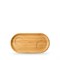 Блюдо Bamboo овальное под 2-а соусника или кружки 30,5х15 см. Wilmax 771122/A