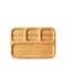 Менажница Bamboo прямоугольная 4 секции (33x23 см). Wilmax 771222/A