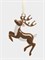 Игрушка елочная Прыгающий олень 8 см. металлическая. Anna Lafarg ANLAF-ZNV-2506