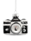Игрушка елочная Фотоаппарат 7х5 см. стеклянная. Anna Lafarg ANLAF-EG01-KU-087