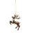 Игрушка елочная Прыгающий олень 8 см. металлическая. Anna Lafarg ANLAF-ZNV-2506