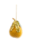 Игрушка елочная Груша 13 см. пенопласт и пластик. Anna Lafarg ANLAF-LP25-F04-YEL