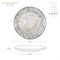 Тарелка обеденная 27 см. Серебристая луна (Silver Moon). Wilmax 671206/A