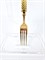 Вилка столовая Twist Gold 20,5 см. Wilmax 999843021/1B